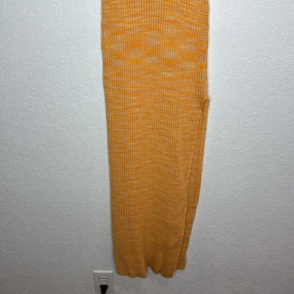 NWT L*Space Destination Knit Ribbed Apricot Bodycon Maxi Dress Medium Revolve - Picture 5 of 14